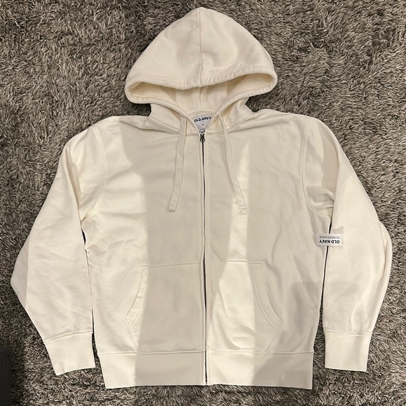 Old Navy Cream Zip-Up Hoodie - Picture 1 of 1
